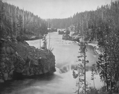 The Rapids of the Yellowstone, 1800-tallet av Unbekannt