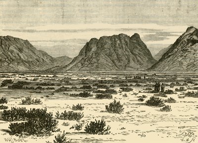 Ras Sufsafeh-fjellet Sinai, 1890. av Unbekannt