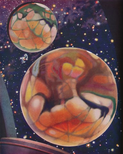 Den røde planeten studert gjennom det moderne teleskopet, c1935 av Unbekannt