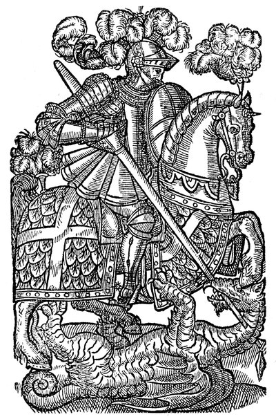 Redcrosse Knight, 1598, 1893 av Unbekannt