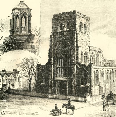 Refektoriets Preikestol. Abbey Church, 1898. av Unbekannt