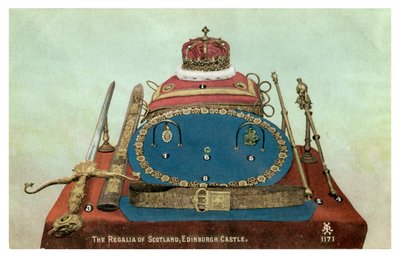 The Regalia of Scotland, Edinburgh Castle, 1800- eller 1900-tallet av Unbekannt