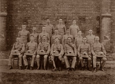 Regimentpolitiet til 1st Royal Munster Fusiliers, Rangoon, Burma, 1913 av Unbekannt
