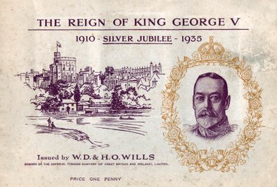 The Reign of King George V, Silver Jubilee, sigarettkortsamlerbok, c1935 av Unbekannt