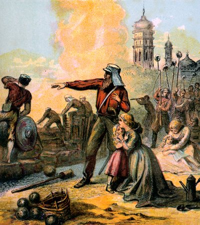 Die Befreiung von Lucknow, 1857 von Unbekannt