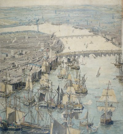Rhinebeck-panoramaet, c1807 av Unbekannt