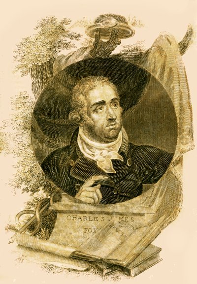 The Right Honorable Charles James Fox, 1749-1806, 1816. av Unbekannt