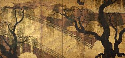 Elvebroen ved Uji, 1568-1615 av Unbekannt