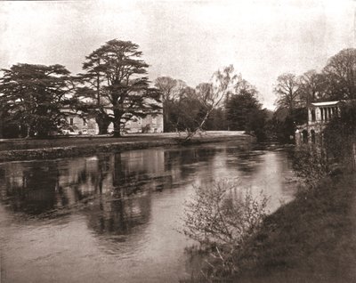 The River Nadder, Wilton House, Wiltshire, 1894. av Unbekannt