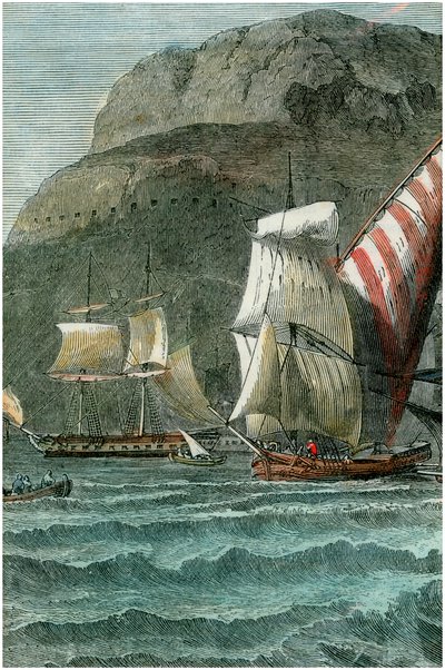 The Rock of Gibraltar, c1880 av Unbekannt