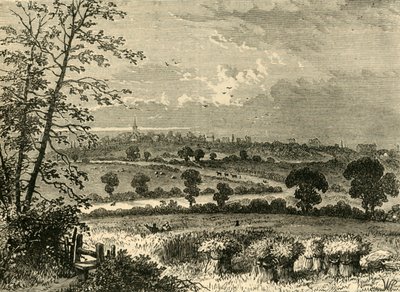 The Roman Road, Tufnell Park, i 1838, c1876. av Unbekannt