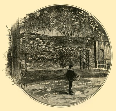 Den romerske muren i Dorchester, 1898. av Unbekannt