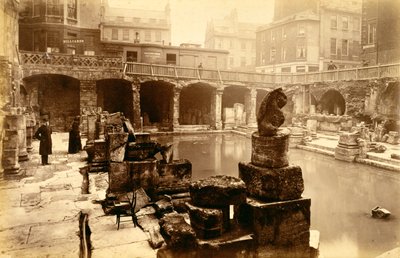 De romerske badene, Bath, 1800-tallet av Unbekannt