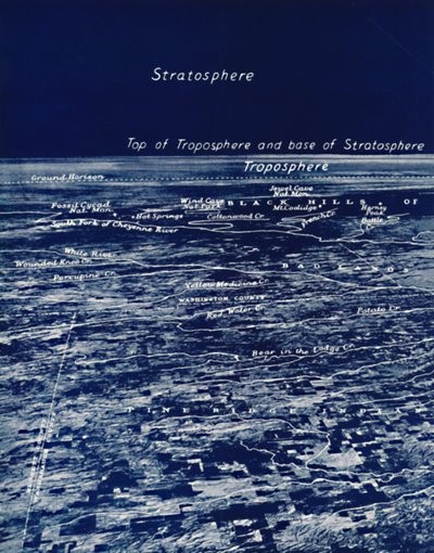 Jordens rotunditet fra stratosfæren, 1935 av Unbekannt