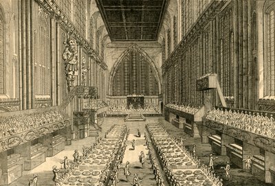 Den kongelige bankett i Guildhall, 1761, 1897. av Unbekannt