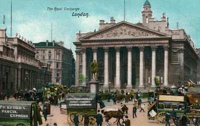 The Royal Exchange, London, c1910 av Unbekannt