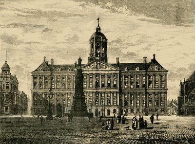 Det kongelige palass, Amsterdam, 1890. av Unbekannt