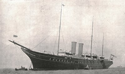 Royal Yacht forlater Cowes, Isle of Wight, 6. august 1902. av Unbekannt