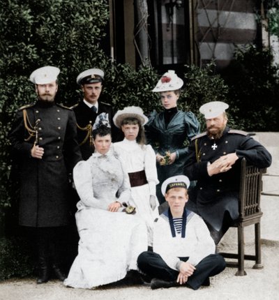 Den russiske keiserfamilien, c1894 1964. av Unbekannt