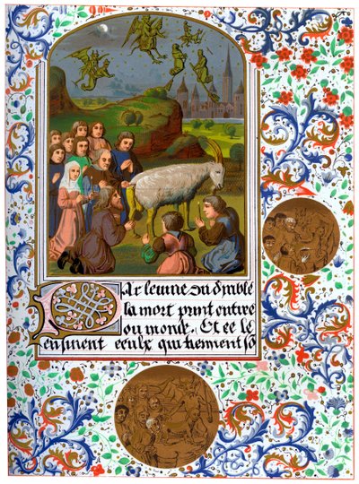 Sabbaten i Vaudois, Frankrike, ca. 1200-tallet 1849 av Unbekannt