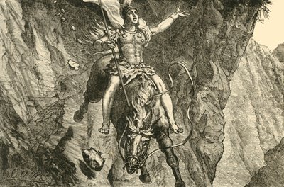 The Sacrifice of Curtius, 1890. av Unbekannt