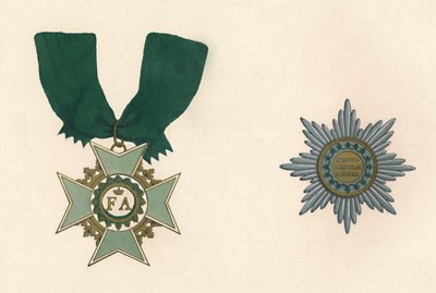 Den saksiske kroneorden, 1800-tallet av Unbekannt