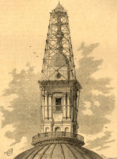 Stillaset og observatoriet på St. Pauls i 1848, 1897. av Unbekannt