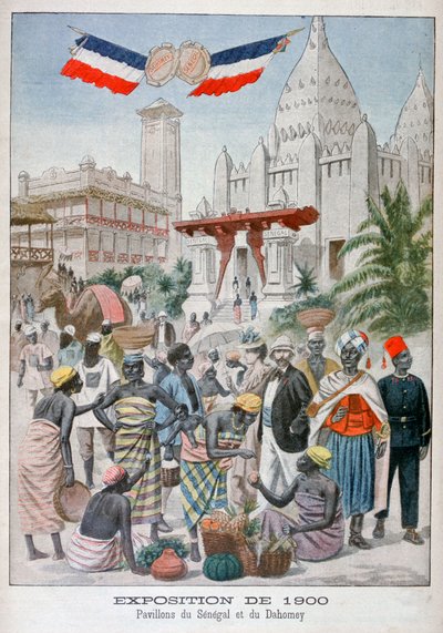 Sengalise-paviljongen på verdensutstillingen i 1900, Paris, 1900 av Unbekannt