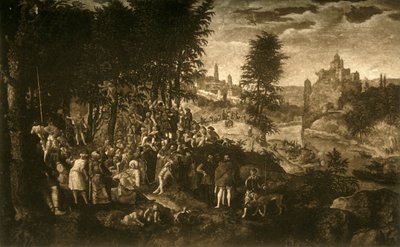 The Preken of St. John the Baptist, c1550, 1903. av Unbekannt