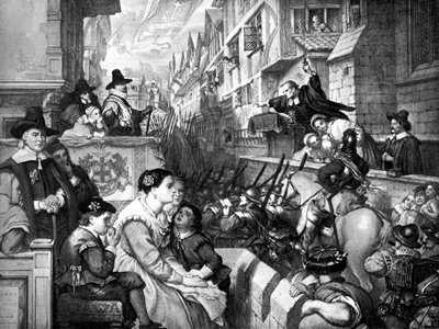 The Setting out of the Train Bands from London..., 1643, 1800-tallet av Unbekannt
