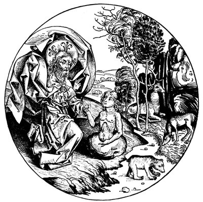 Skapelsens sjette dag, 1493 av Unbekannt