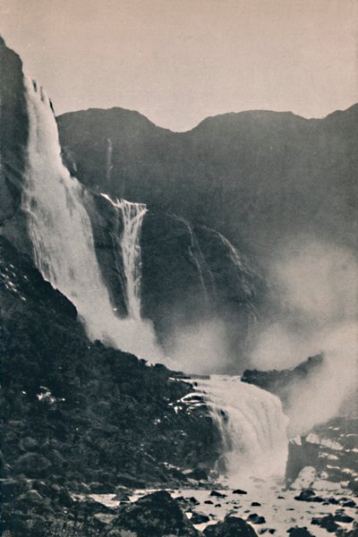 The Skjeggedal Falls, 1914. av Unbekannt