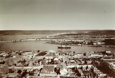 South Bay og Cape Paul, Sevastopol, Krim, 1850-tallet av Unbekannt