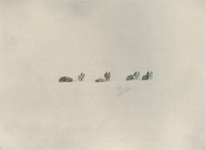 Sørpartiet marsjerer inn i det hvite ukjente, 1908, 1909. av Unbekannt