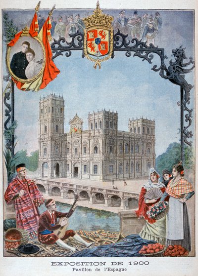 Den spanske paviljongen på verdensutstillingen i 1900, Paris, 1900 av Unbekannt