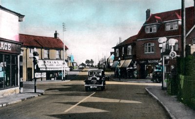 The Square, Braunton, Devon, tidlig på 1900-tallet av Unbekannt