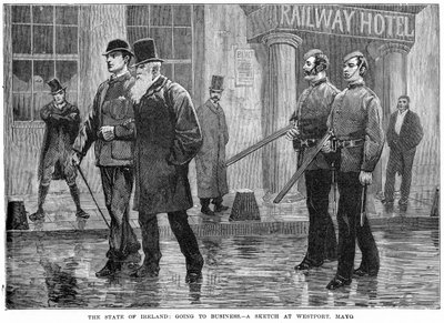 The State of Ireland: Going to Business - a Sketch at Westport, Mayo, 1800-tallet av Unbekannt