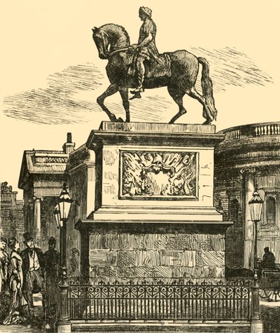 Statuen av Vilhelm III, 1898. av Unbekannt