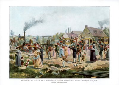 Stockton & Darlington Railway, 1825 1900 av Unbekannt