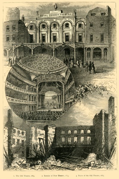 Surrey Theatre, c1878. av Unbekannt