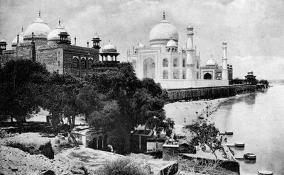 Taj Mahal, Agra, 1900-tallet av Unbekannt