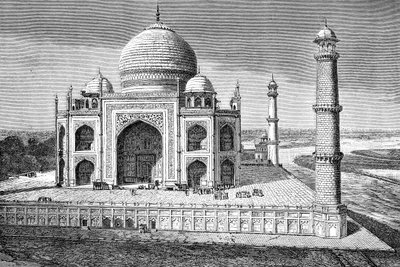 Taj Mahal, Agra, India, 1895 av Unbekannt