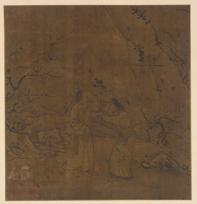 Den tårefulle avskjeden mellom Su Wu og Li Ling, Ming-dynastiet, 1368-1644. av Unbekannt