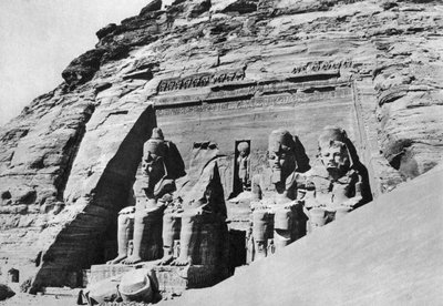 Templet til Abu Simbel, Egypt, 1936 av Unbekannt