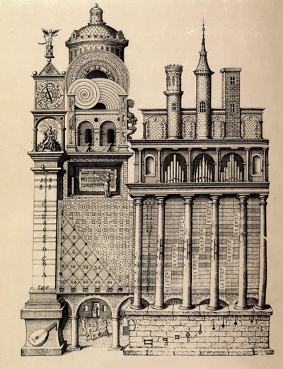 The Temple of Music av Robert Fludd, 1617 av Unbekannt