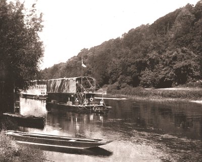 Themsen under Cliveden Wood, Berkshire, 1894. av Unbekannt