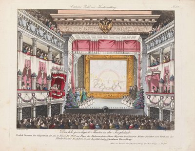 Teateret in der Josefstadt, 1844. av Unbekannt