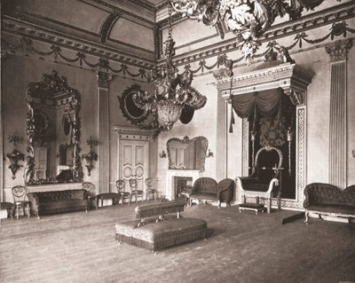 The Throne Room, Dublin Castle, Dublin, Irland, 1894. av Unbekannt