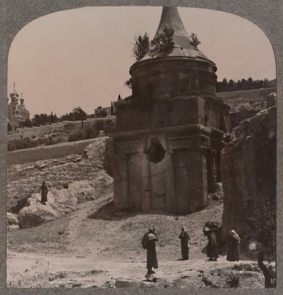 Absaloms grav i Josafats dal, ca 1900 av Unbekannt