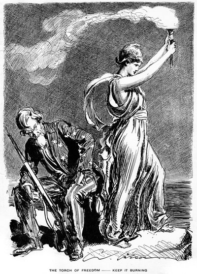 The Torch of Freedom, Keep it Burning, 1916 av Unbekannt